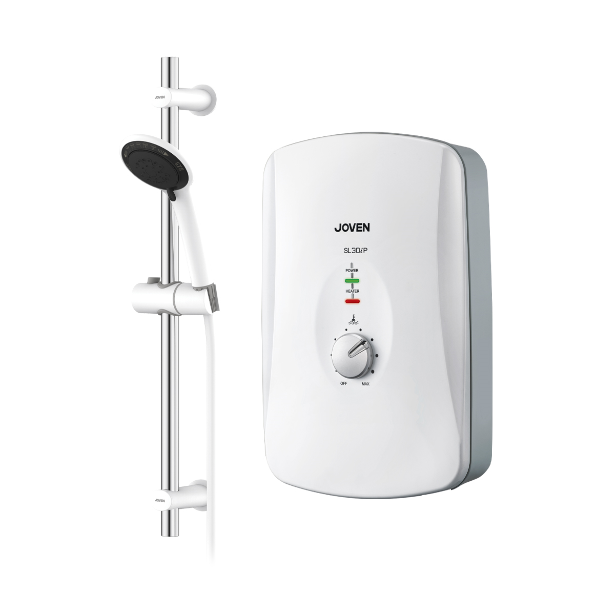 JOVEN - SL30e Handshower Non Pump Instant Water Heater (White)