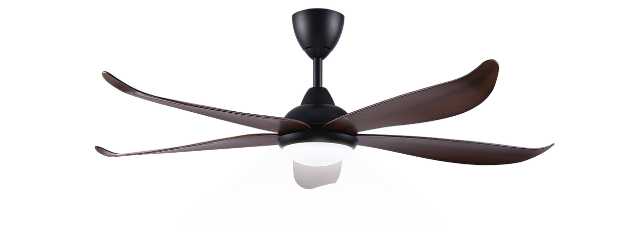 ALPHA VANNUS - LUNA LED 5B 56-inch DC Motor Ceiling Fan (Walnut)