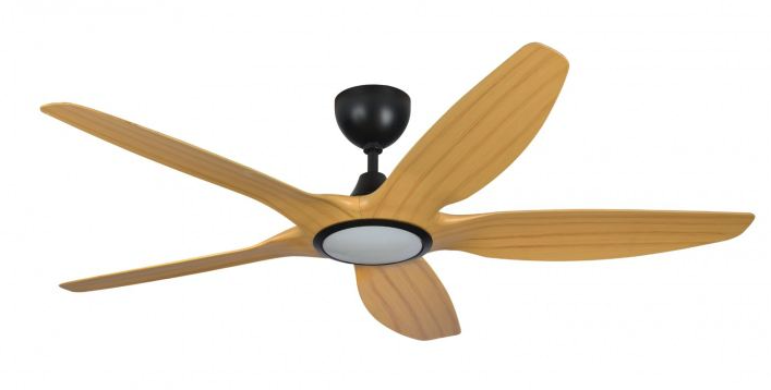 NSB - RUMMA LED 60-Inch DC Motor Ceiling Fan (Oak)