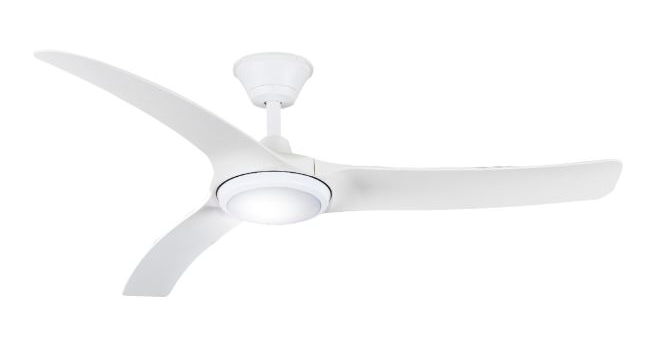 NSB - TEEGA LED 52-Inch DC Motor Ceiling Fan (White)