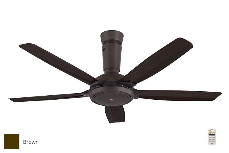 KDK - K14YZ 56-Inch Ceiling Fan (Brown)