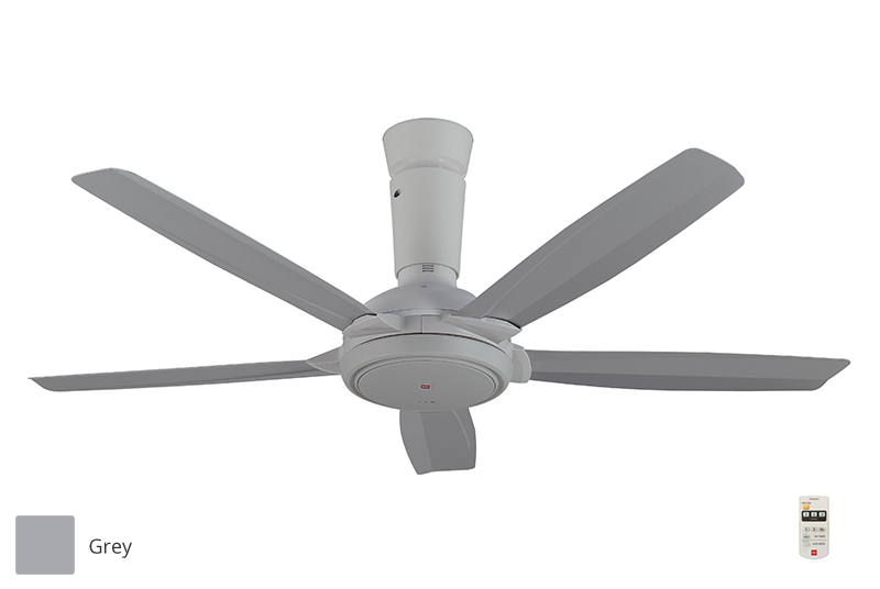 KDK - K14YZ 56-Inch Ceiling Fan (Grey)