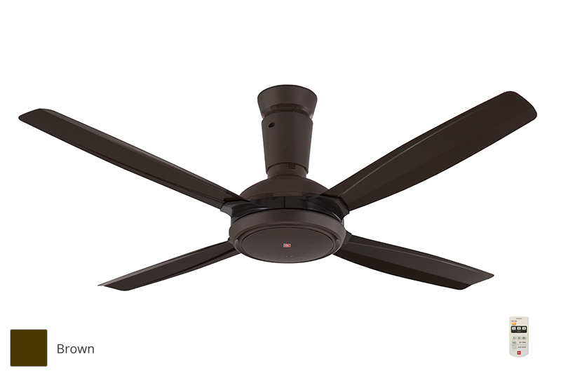 KDK - K14XZ 56-Inch Ceiling Fan (Brown)