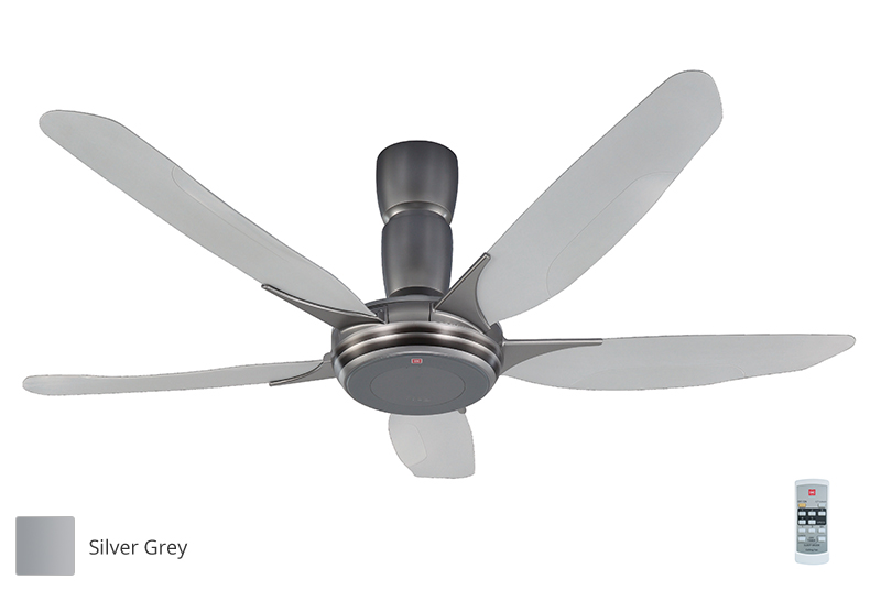 KDK - V-TOUCH K15Y2 60-Inch Ceiling Fan (Silver Grey)