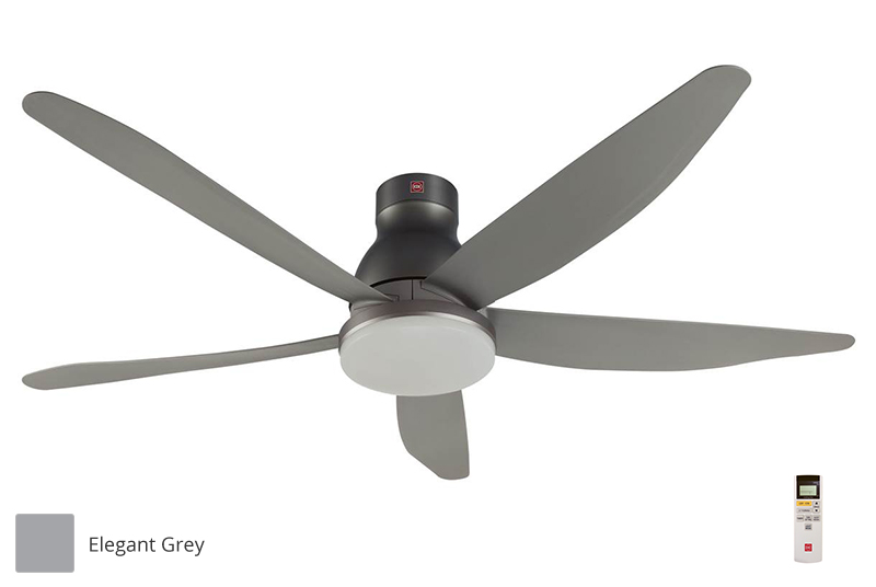 KDK - NIKKO K15UW LED 60-Inch DC Motor Ceiling Fan (QEY Short Pipe)