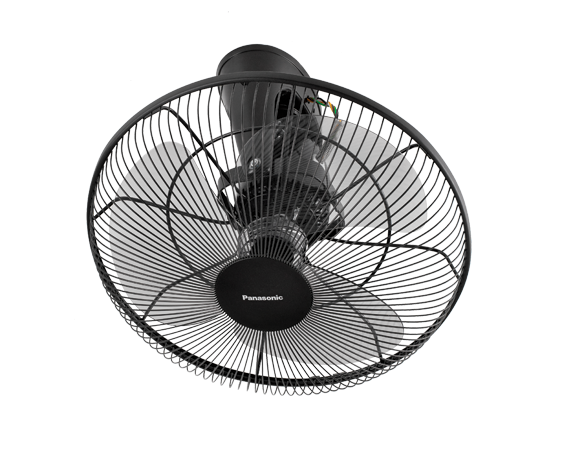 PANASONIC - F-MQ409 16-Inch 360° Oscillation Fan (Dark Grey)