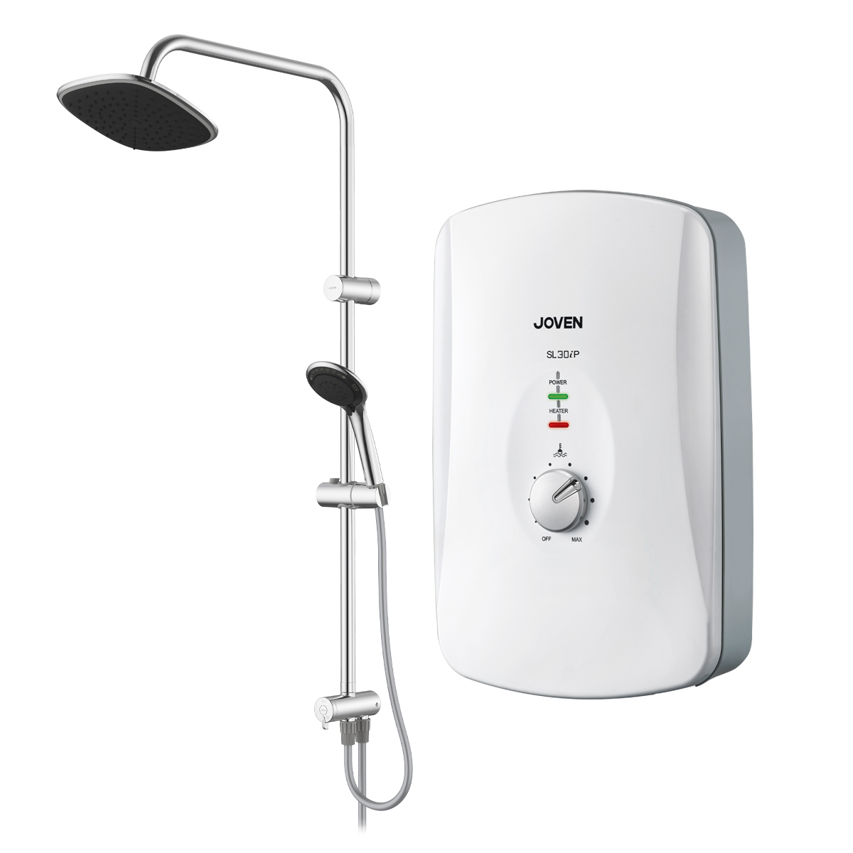 JOVEN - SL30iP Rainshower DC Pump Instant Water Heater (White)