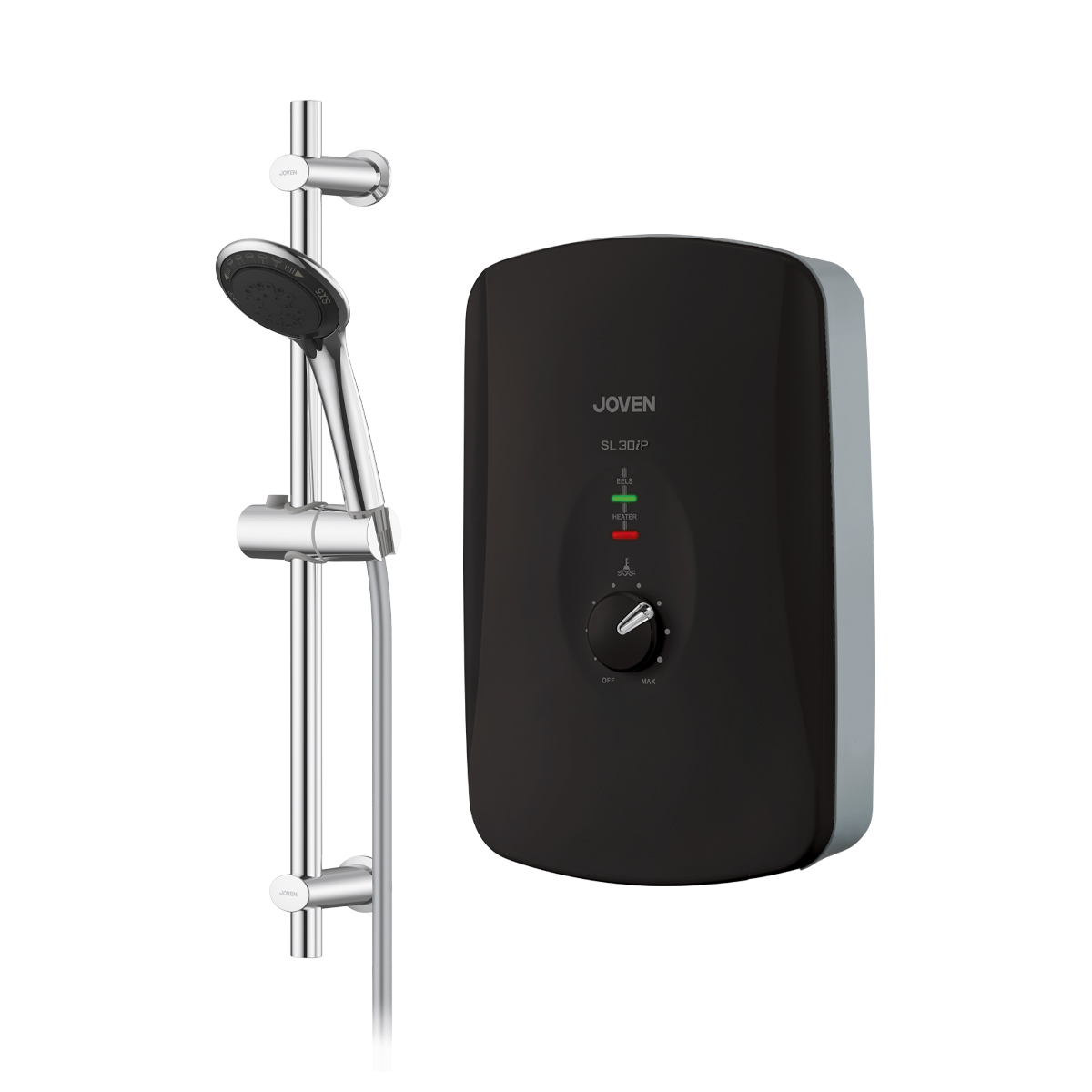 JOVEN - SL30e Handshower Non Pump Instant Water Heater (Black)