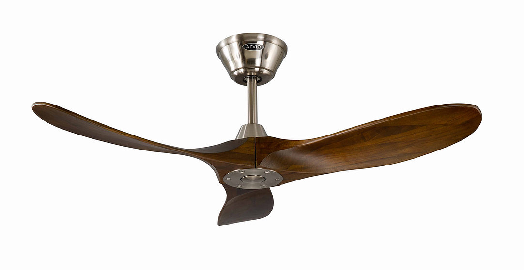 ALPHA ARVIO - KLARA 42-Inch DC Motor Ceiling Fan (Walnut)