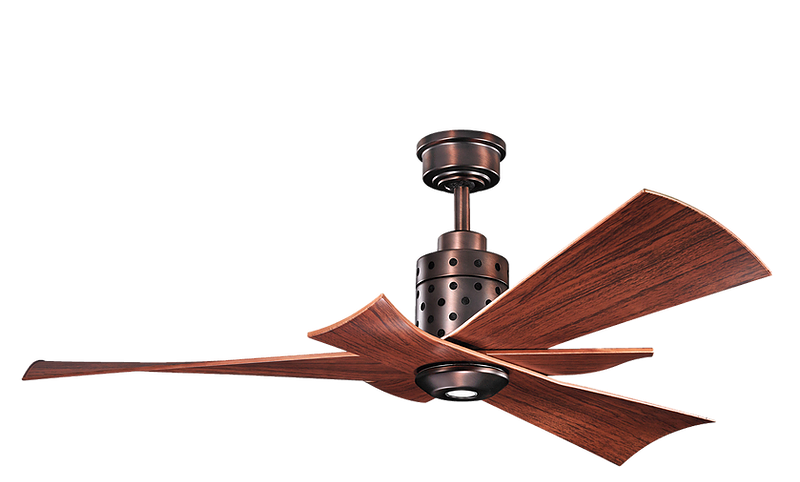 KICHLER - FREY 56-Inch DC Motor Ceiling Fan (Walnut)