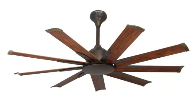 ELMARK - 9HE 52-Inch DC Motor Ceiling Fan (Walnut)