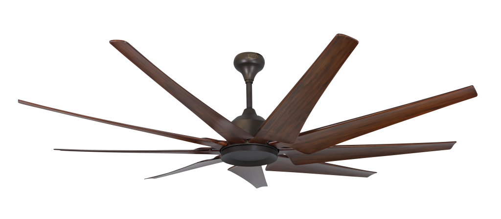 ELMARK - 9TB 72-Inch DC Motor Ceiling Fan (Walnut)