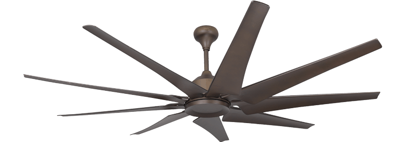 ELMARK - 9TB 72-Inch DC Motor Ceiling Fan (RB)