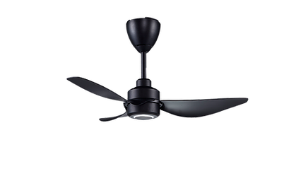 ALPHA ALKOVA - LIT 42-Inch DC Motor Ceiling Fan (Matt Black)