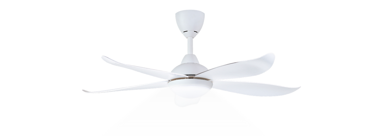 ALPHA VANNUS - LUNA LED 5B 46-inch DC Motor Ceiling Fan (Matt White)