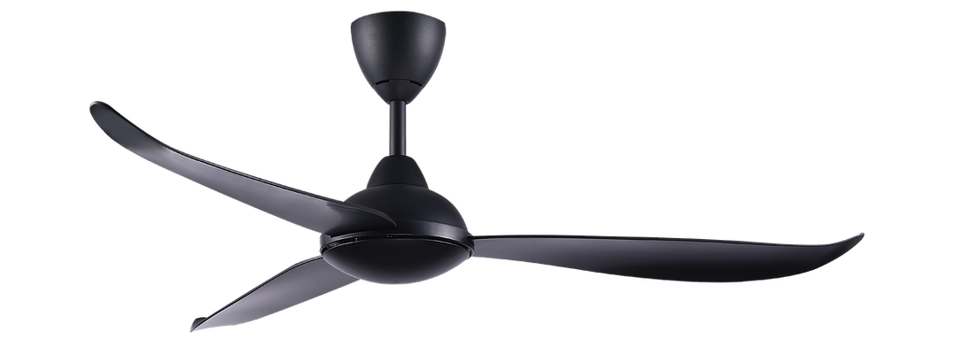 ALPHA VANNUS - LUNA 3B 56-inch DC Motor Ceiling Fan (Matt Black)