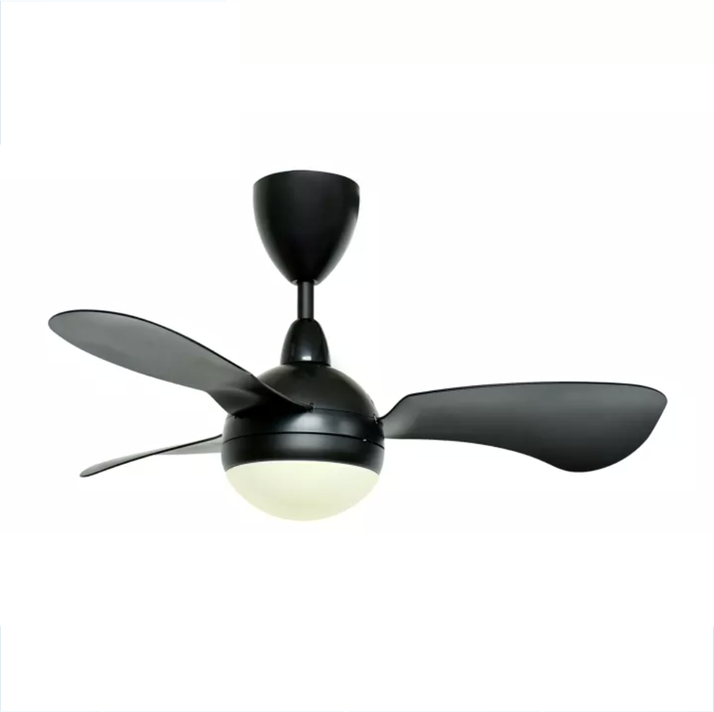 ALPHA VANNUS - PICO LED 3B 36-Inch DC Motor Ceiling Fan (Matt Black)