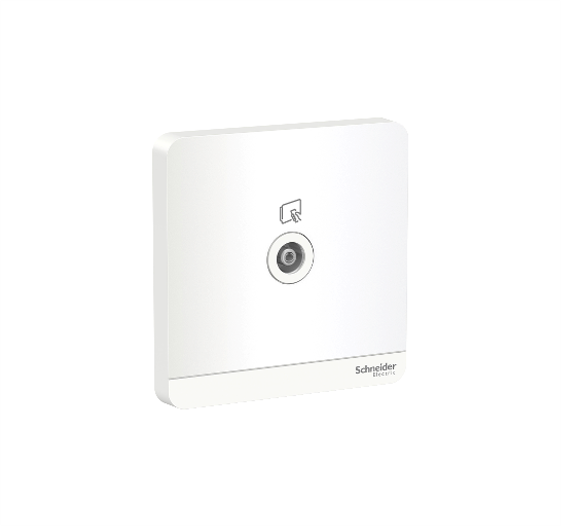 AvatarOn - 1 Gang Co-Axial TV Socket (White)