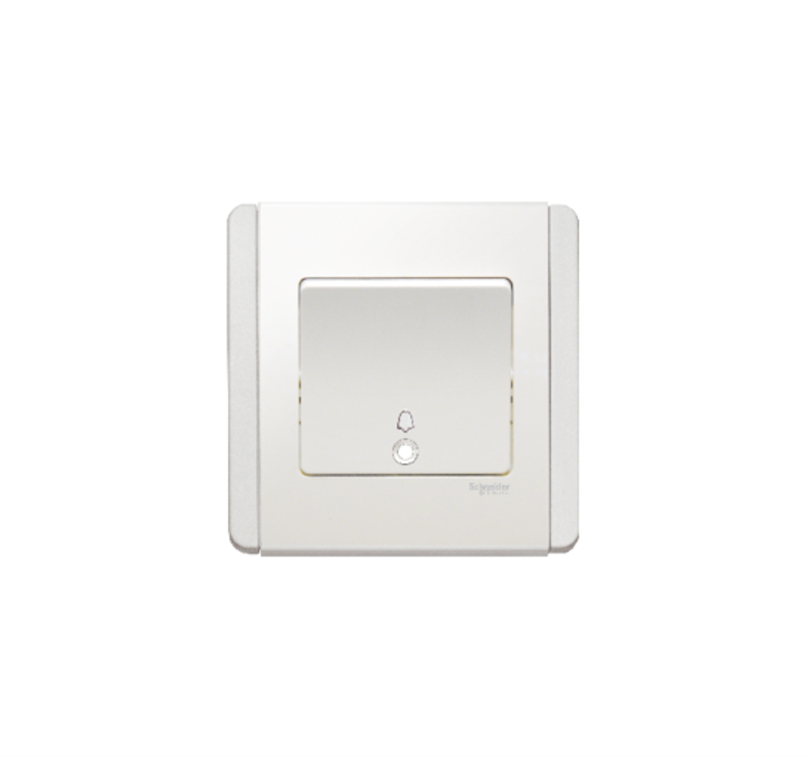 NEO - 4A 1 Way Vertical Bell Push Switch (White)