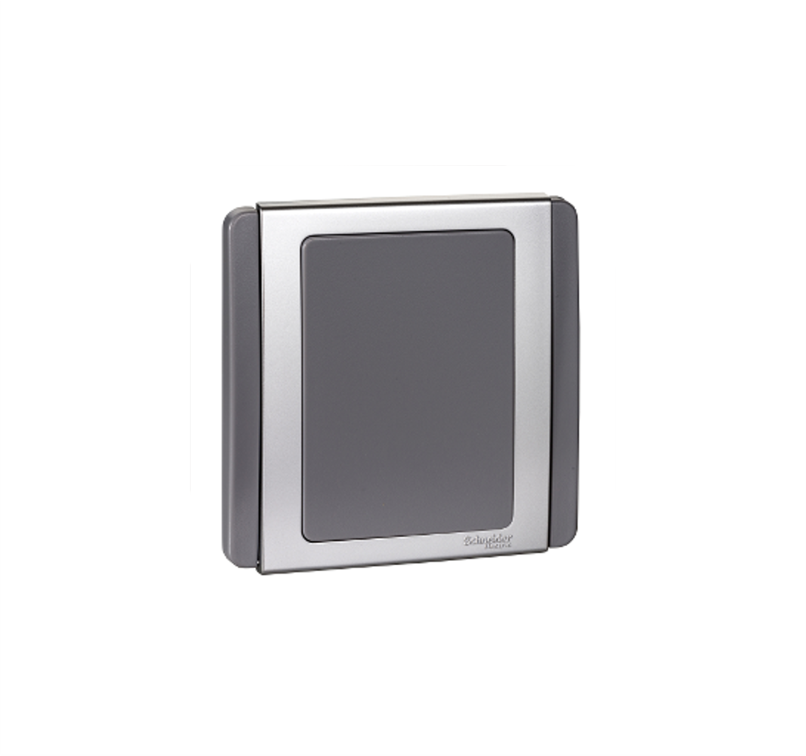 NEO - 1 Gang Blank Plate (Grey Silver)