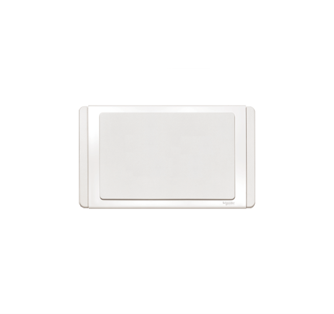 NEO - 2 Gang Blank Plate (White)