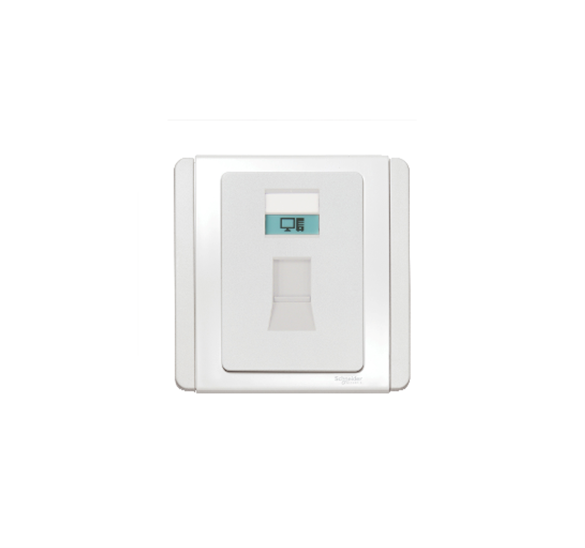 NEO - 1 Gang RJ45 8 Pin Data Outlet (White)