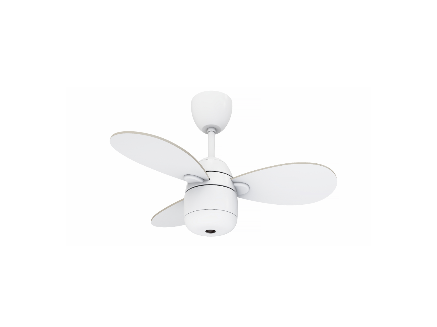 NSB - MIMI 28-Inch Ceiling Fan (White-Oak/White) (Dual Tone Blade)