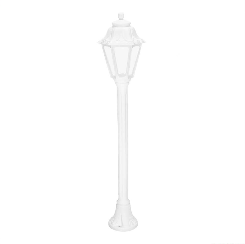 FUMAGALLI - MIZAR/ANNA Outdoor Post Light with Clear Diffuser (White)