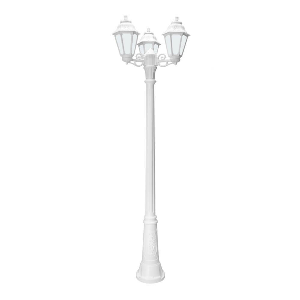 FUMAGALLI - GIGI BISSO/ANNA 3L Outdoor Post Light with Opal Diffuser (White)