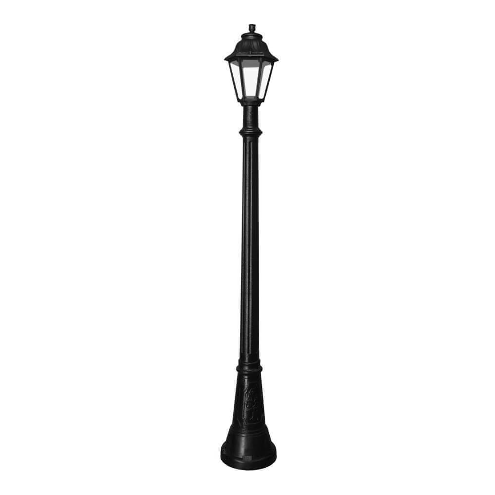 FUMAGALLI - ARTU/ANNA Outdoor Post Light with Clear Diffuser (Black)