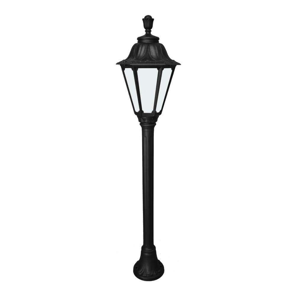 FUMAGALLI - MIZAR/RUT Outdoor Post Light with Opal Diffuser (Black)