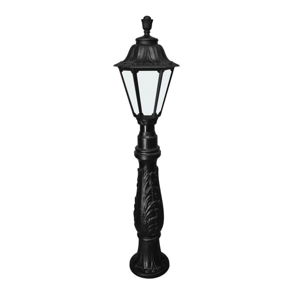 FUMAGALLI - IAFET/NOEMI Outdoor Post Light with Opal Diffuser (Black)