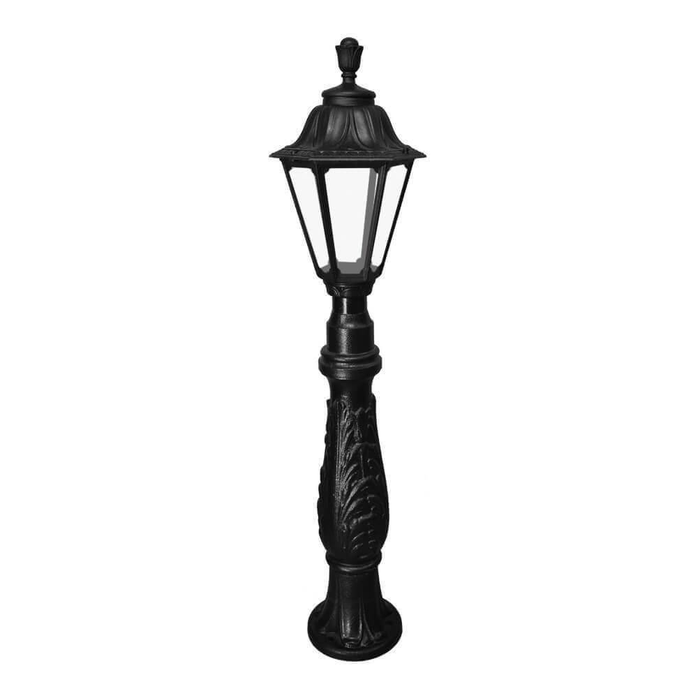 FUMAGALLI - IAFET/RUT Outdoor Post Light with Clear Diffuser (Black)