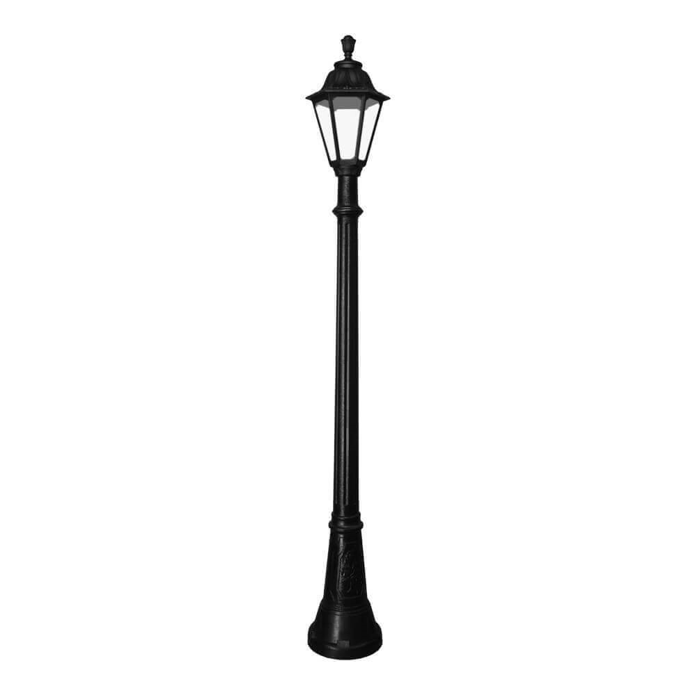 FUMAGALLI - ARTU/RUT Outdoor Post Light with Clear Diffuser (Black)