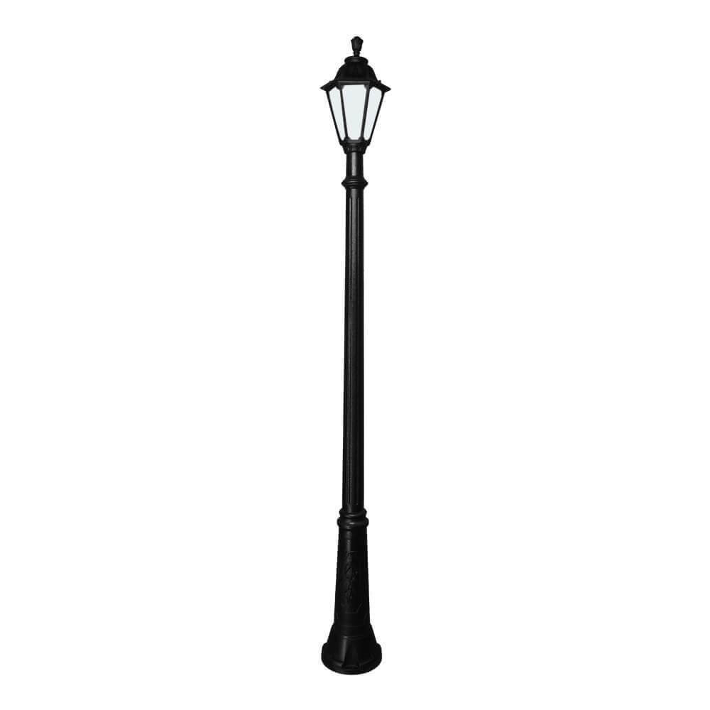 FUMAGALLI - RICU/RUT Outdoor Post Light with Opal Diffuser (Black)