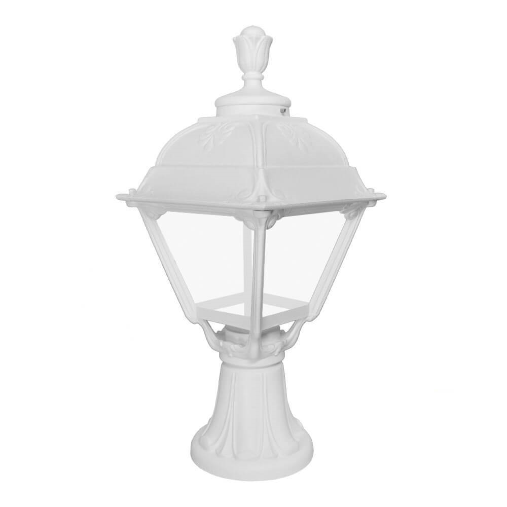 FUMAGALLI - MINILOT/CEFA Outdoor Post Light with Clear Diffuser (White)