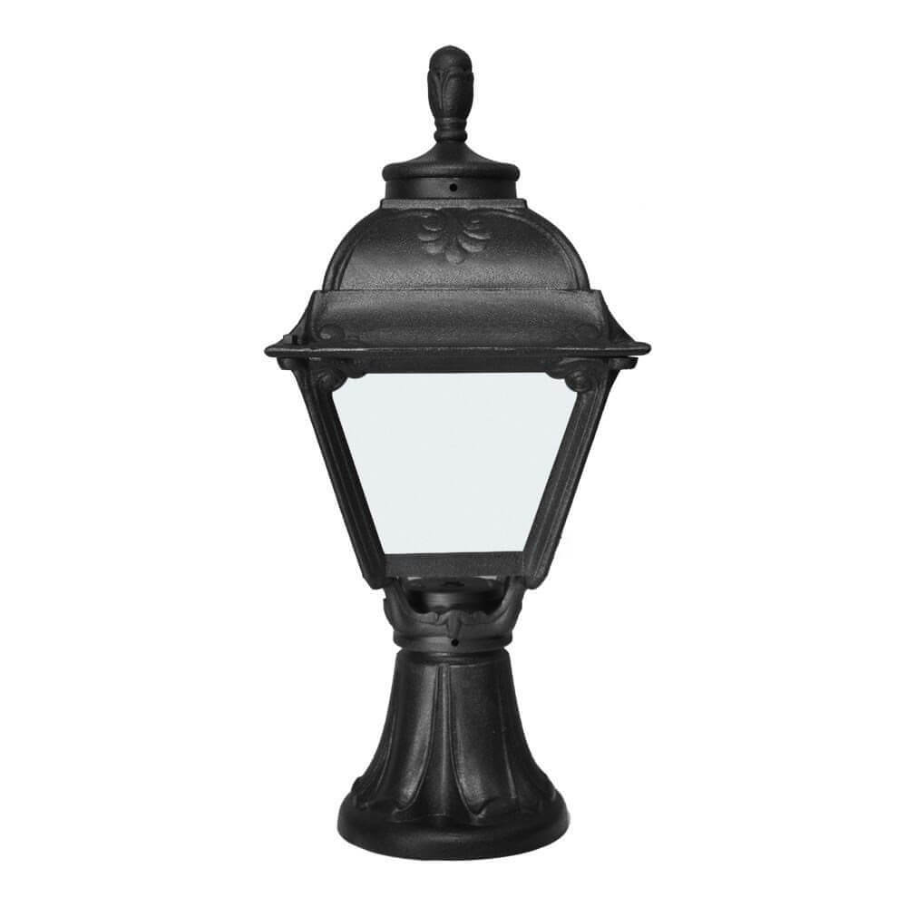 FUMAGALLI - MINILOT/CEFA Outdoor Post Light with Opal Diffuser (Black)