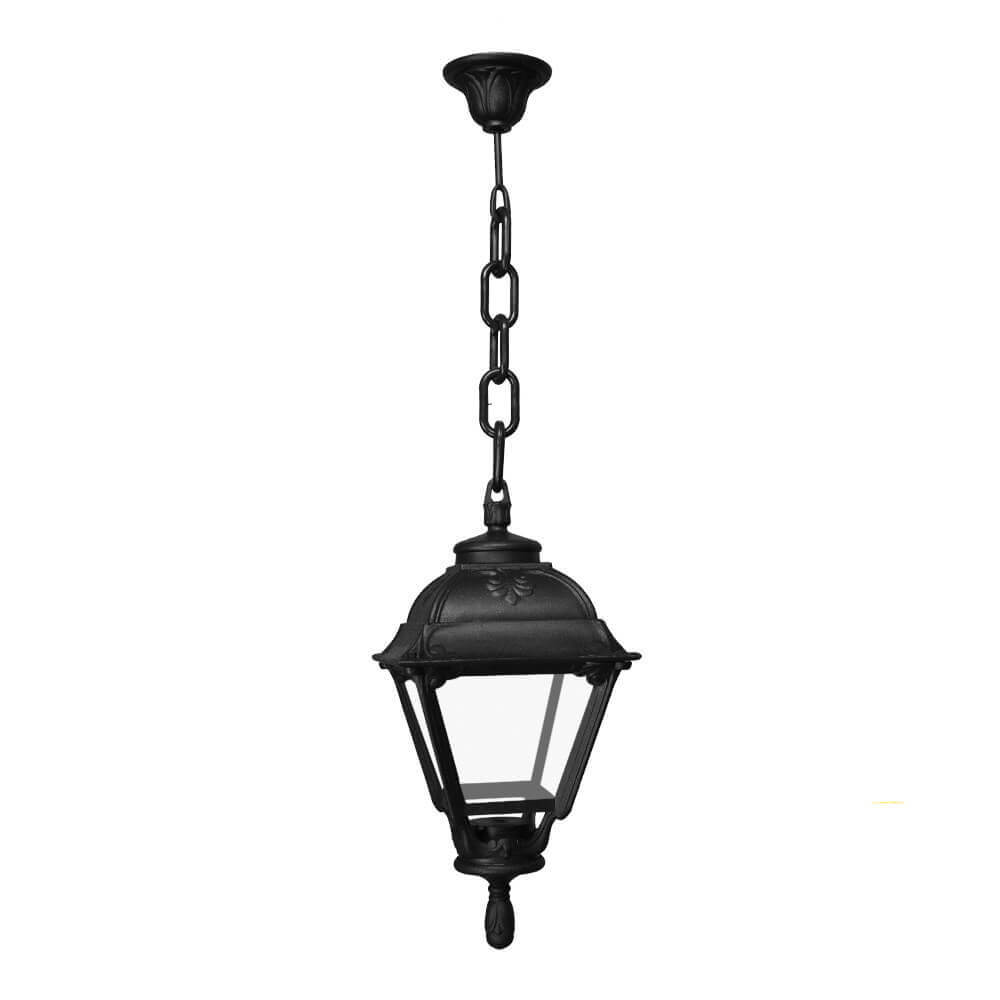 FUMAGALLI - SICHEM/CEFA Outdoor Hanging Light with Clear Diffuser (Black)