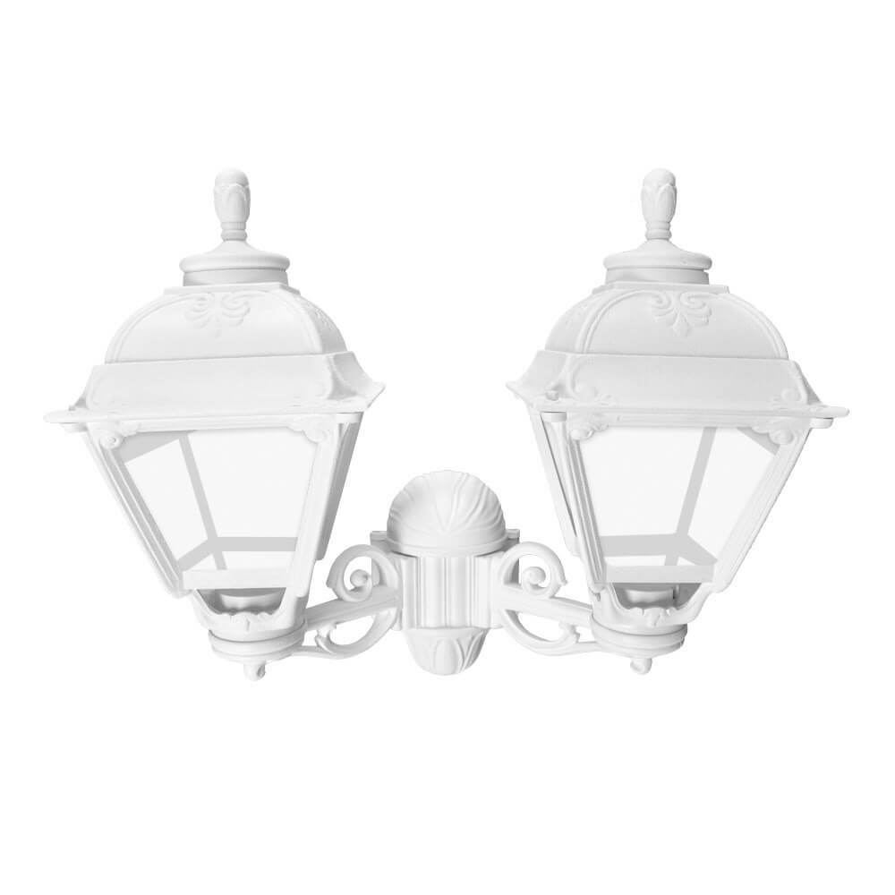 FUMAGALLI - PORPORA/CEFA 2L Outdoor Wall Light with Clear Diffuser (White)