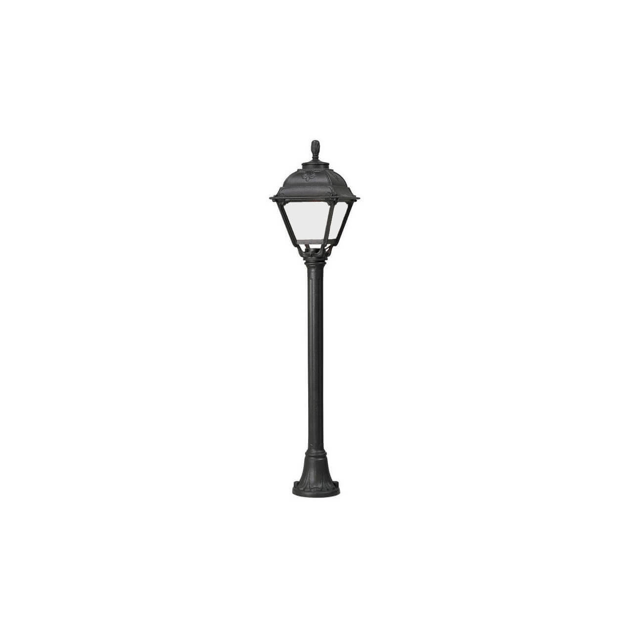 FUMAGALLI - MIZAR/CEFA Outdoor Post Light with Opal Diffuser (Black)