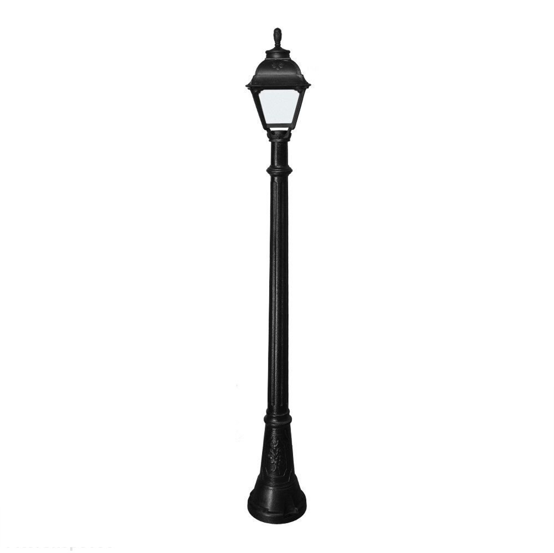 FUMAGALLI - ARTU/CEFA Outdoor Post Light with Opal Diffuser (Black)