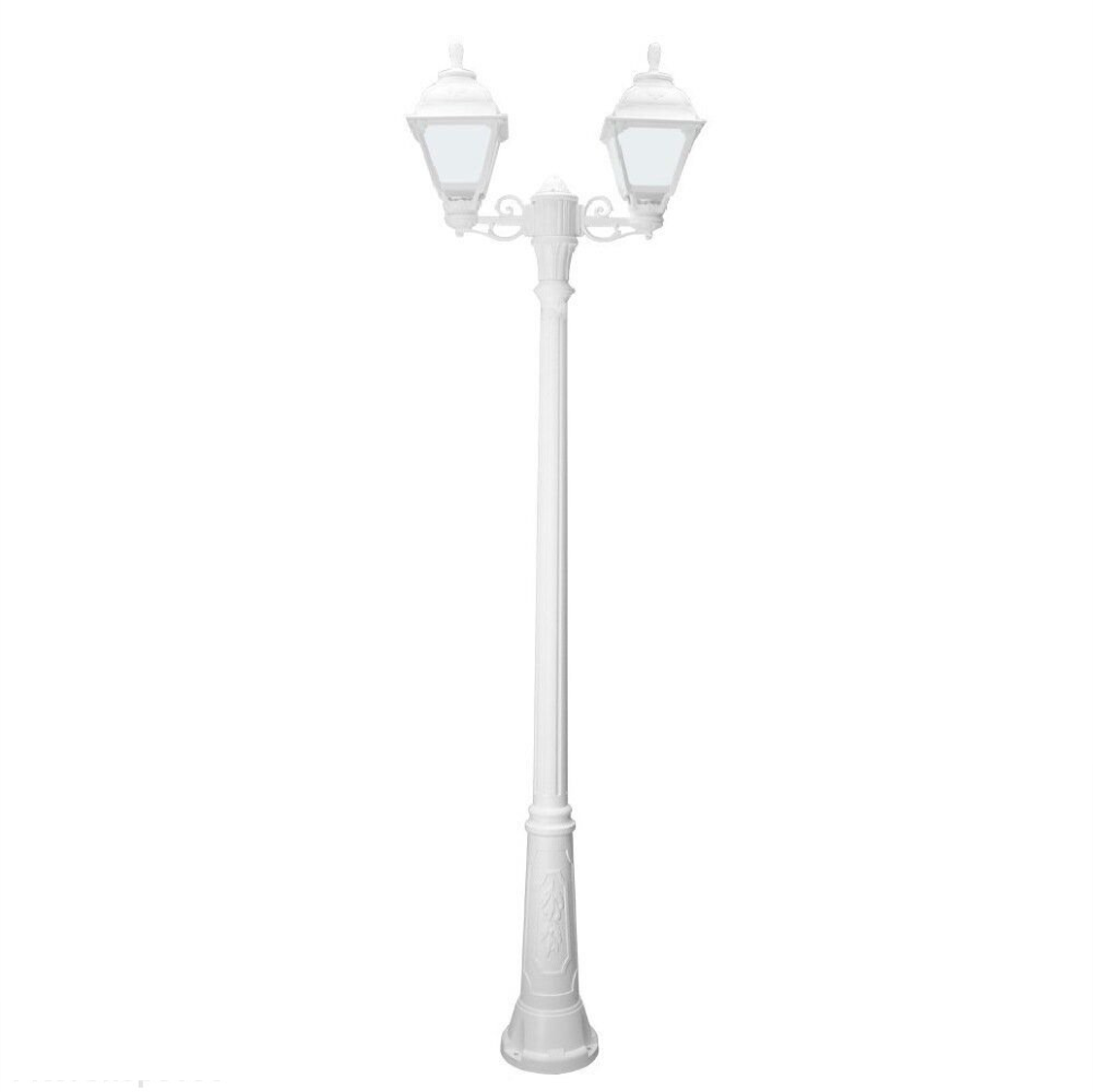 FUMAGALLI - RICU BISSO/CEFA 2L Outdoor Post Light with Opal Diffuser (White)