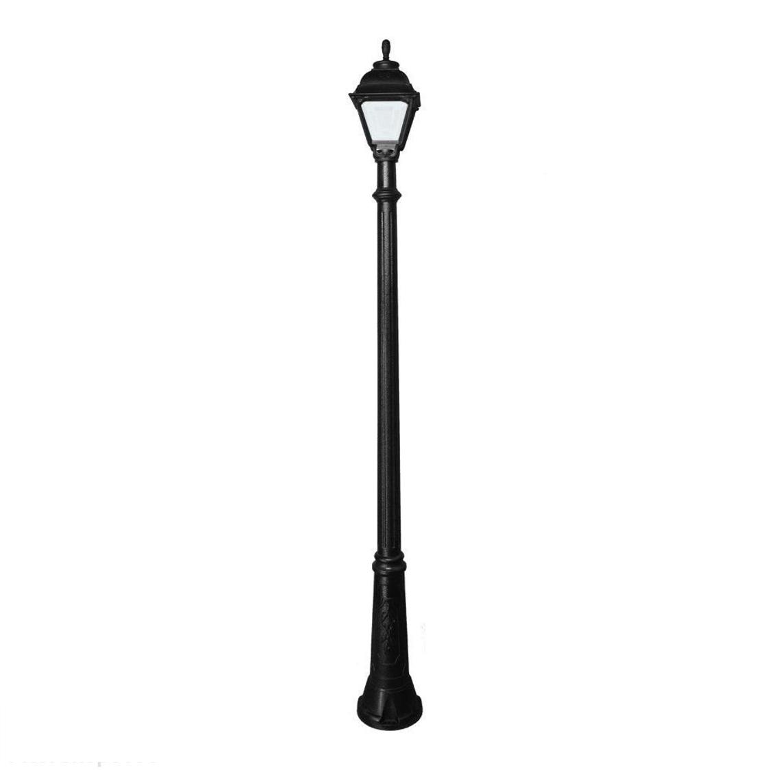 FUMAGALLI - RICU/CEFA Outdoor Post Light with Opal Diffuser (Black)