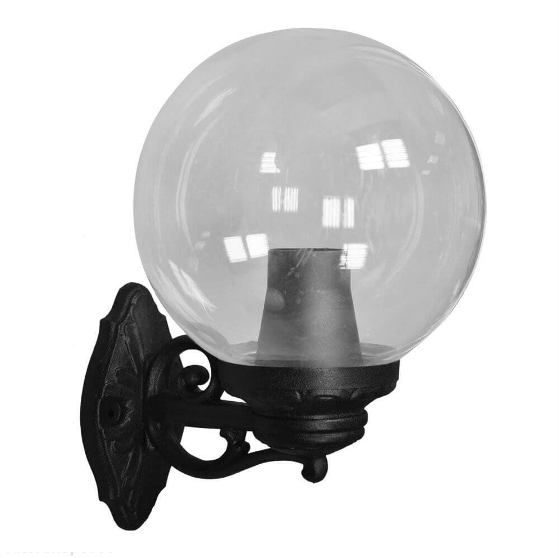 FUMAGALLI - BISSO/G250 Outdoor Wall Light with Clear Diffuser (Black)