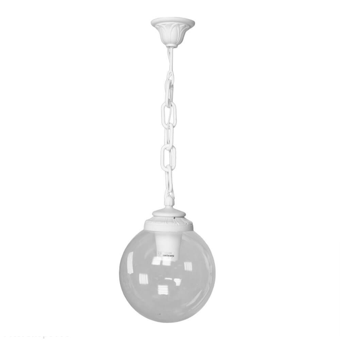 FUMAGALLI - SICHEM/G250 Outdoor Hanging Light with Clear Diffuser (White)