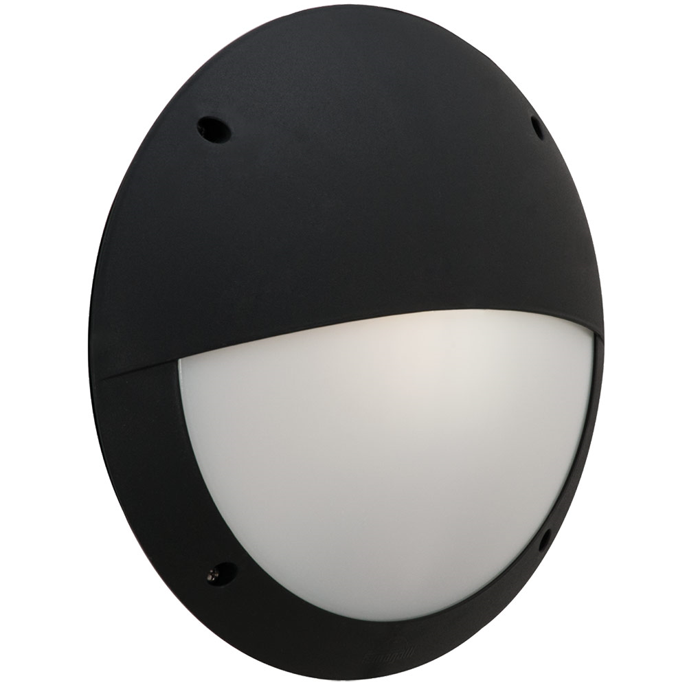 FUMAGALLI - LUCIA-EL Bulkhead with Opal Diffuser (Black)