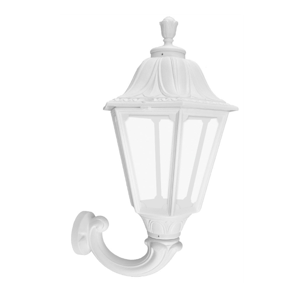 FUMAGALLI - OFIR/NOEMI Outdoor Wall Light with Clear Diffuser (White)