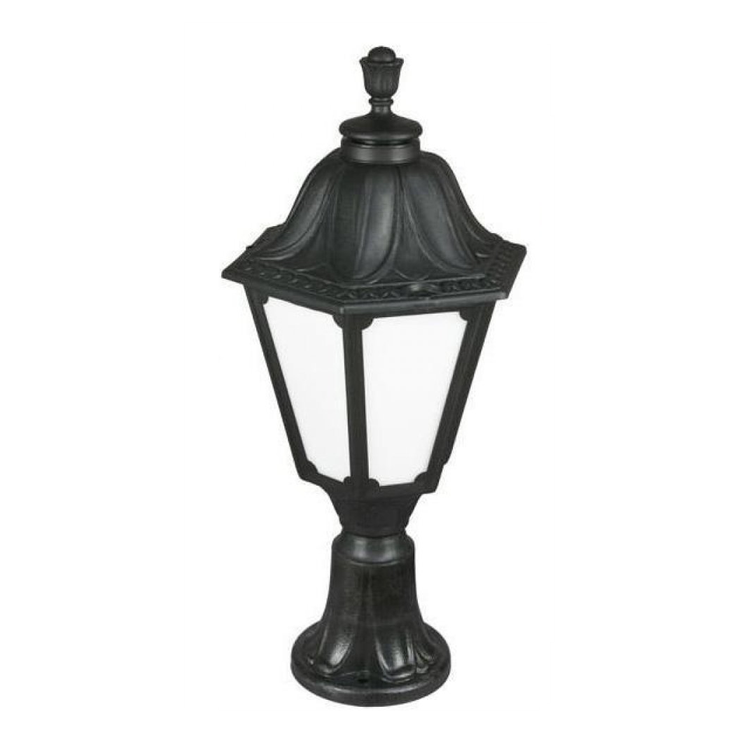 FUMAGALLI - LOT/NOEMI Outdoor Post Light with Opal Diffuser (Black)
