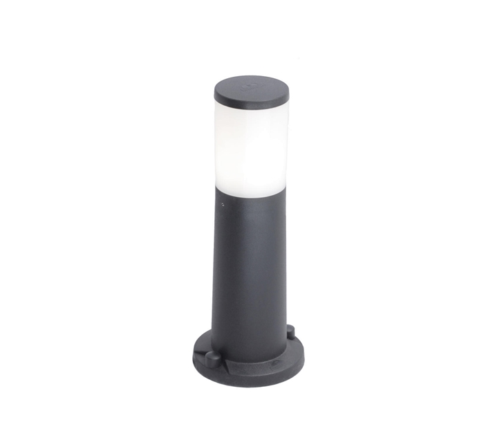 FUMAGALLI - AMELIA400 Bollard with Opal Diffuser (Black)