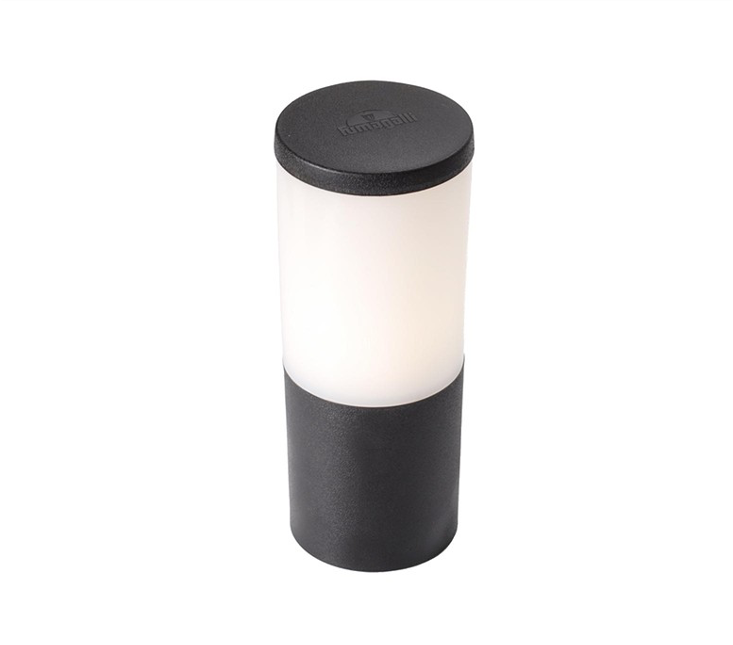 FUMAGALLI - AMELIA250 Bollard with Opal Diffuser (Black)